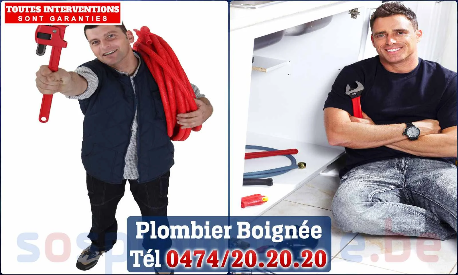 SOS Plomberie - Plombier Boignée pour installation et
                    réparation