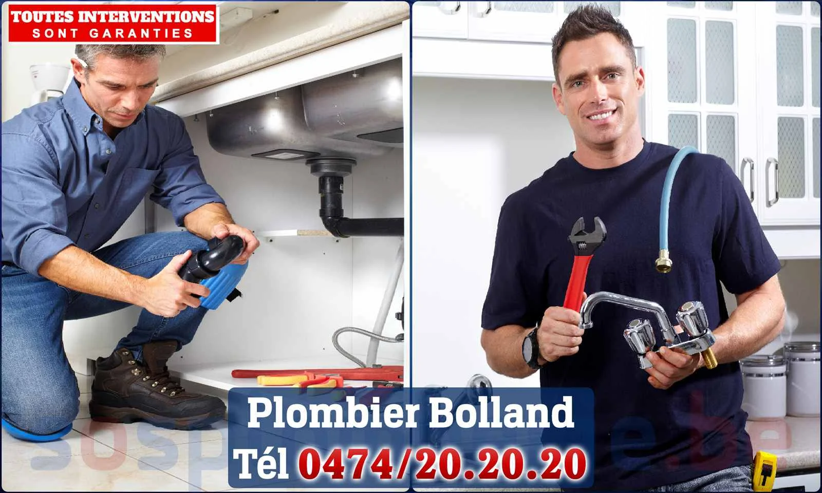 SOS Plomberie - Plombier Bolland pour installation et
                    réparation