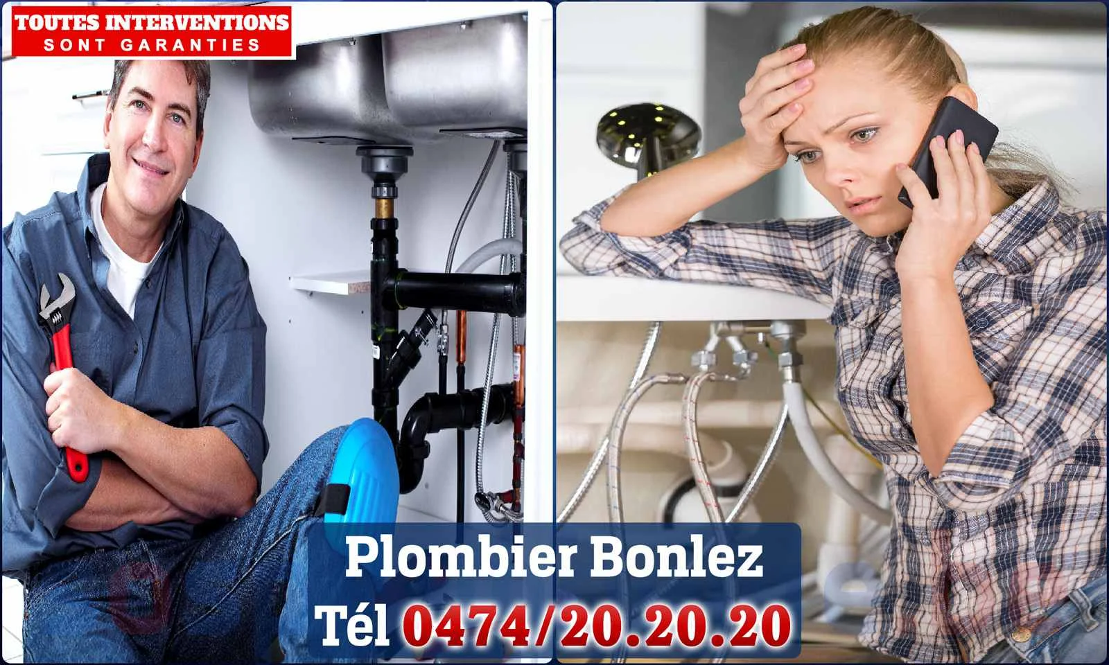 SOS Plomberie - Plombier Bonlez pour installation et
                    réparation