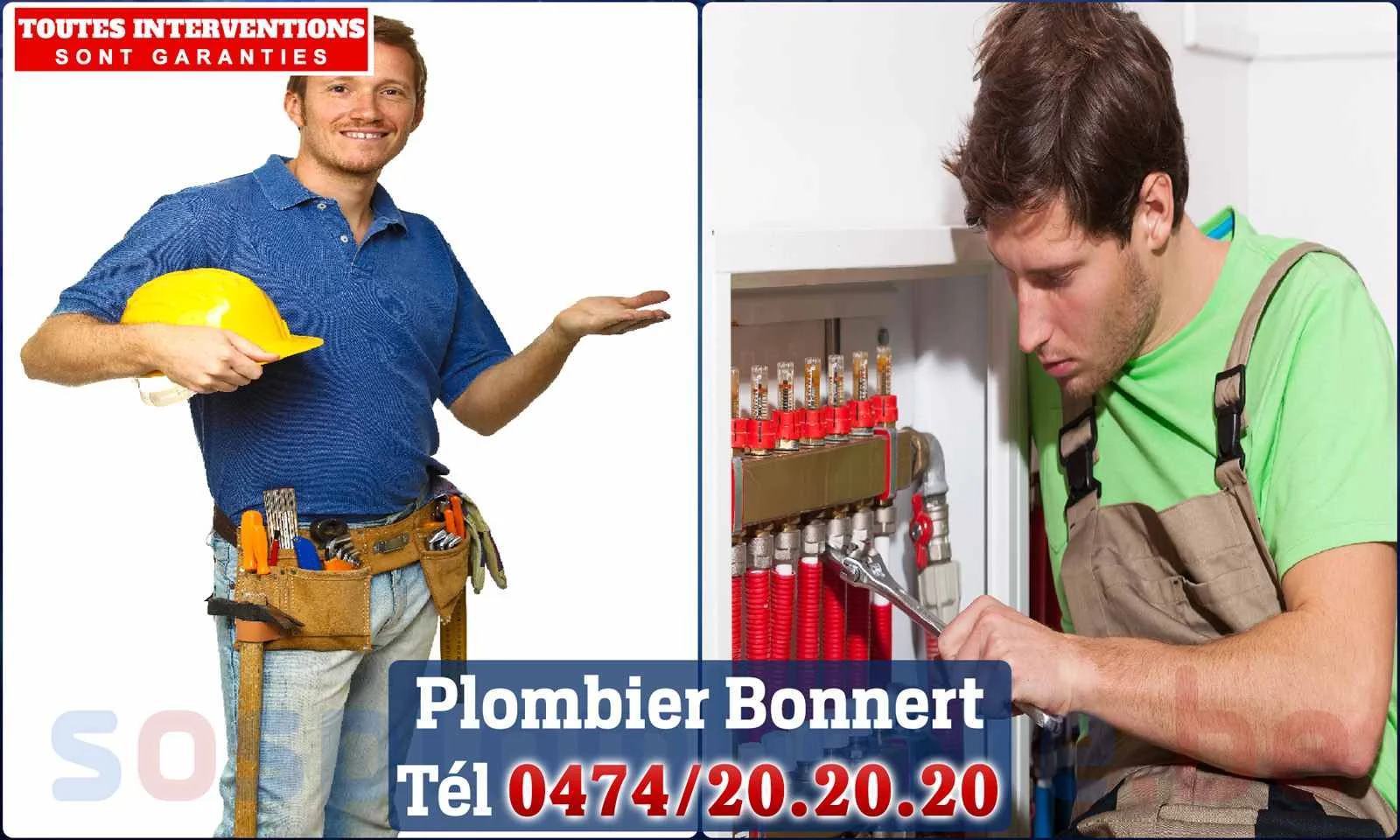 SOS Plomberie - Plombier Bonnert pour installation et
                    réparation
