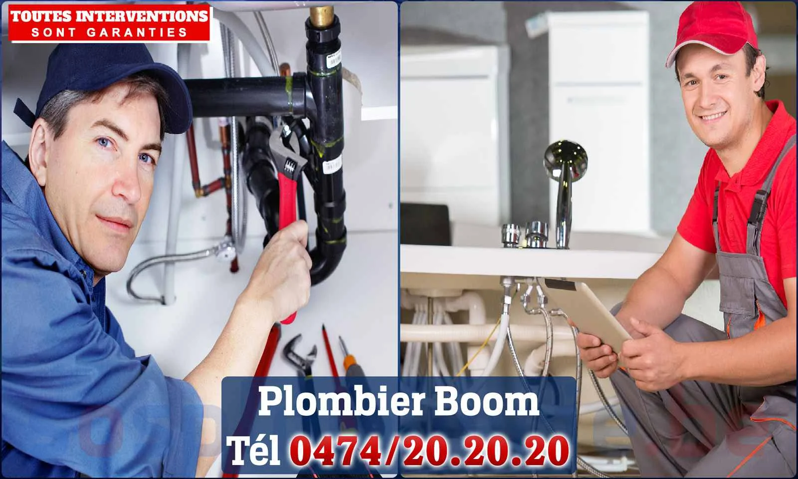 SOS Plomberie - Plombier Boom pour installation et réparation