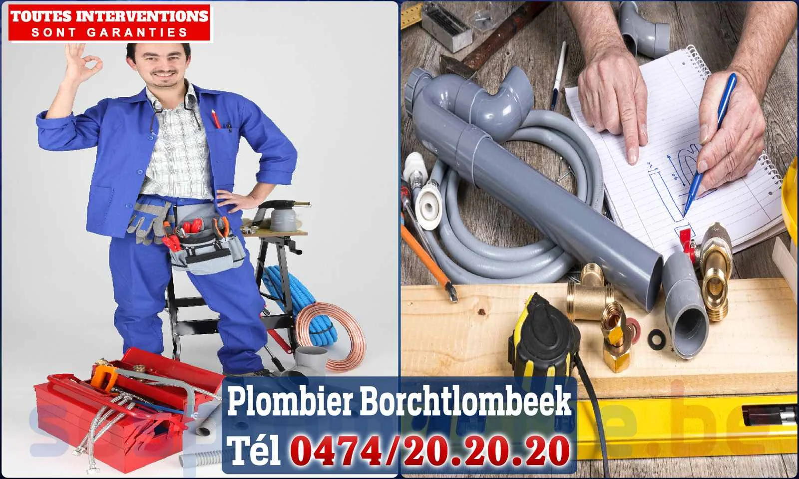 SOS Plomberie - Plombier Borchtlombeek pour installation et
                    réparation