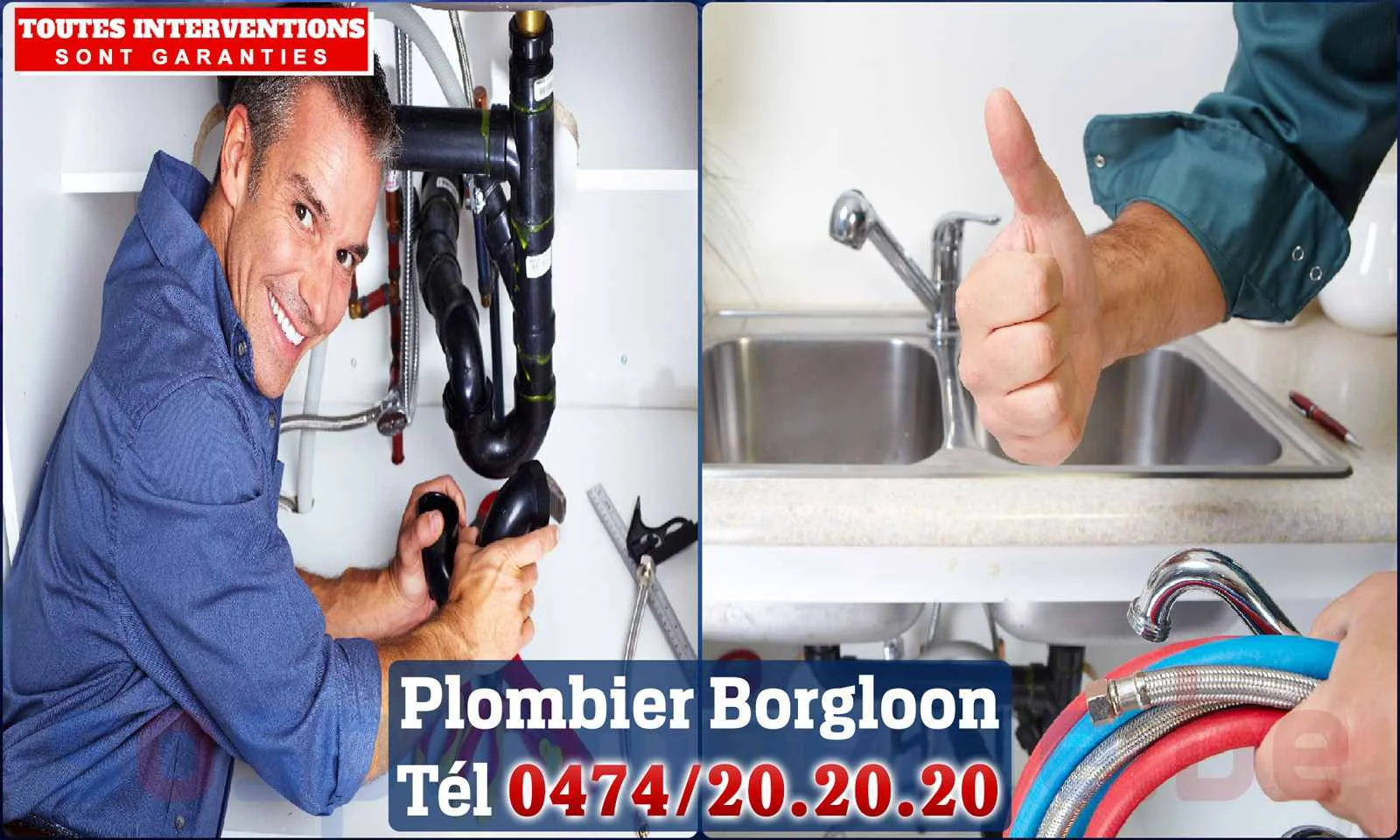 SOS Plomberie - Plombier Borgloon pour installation et réparation