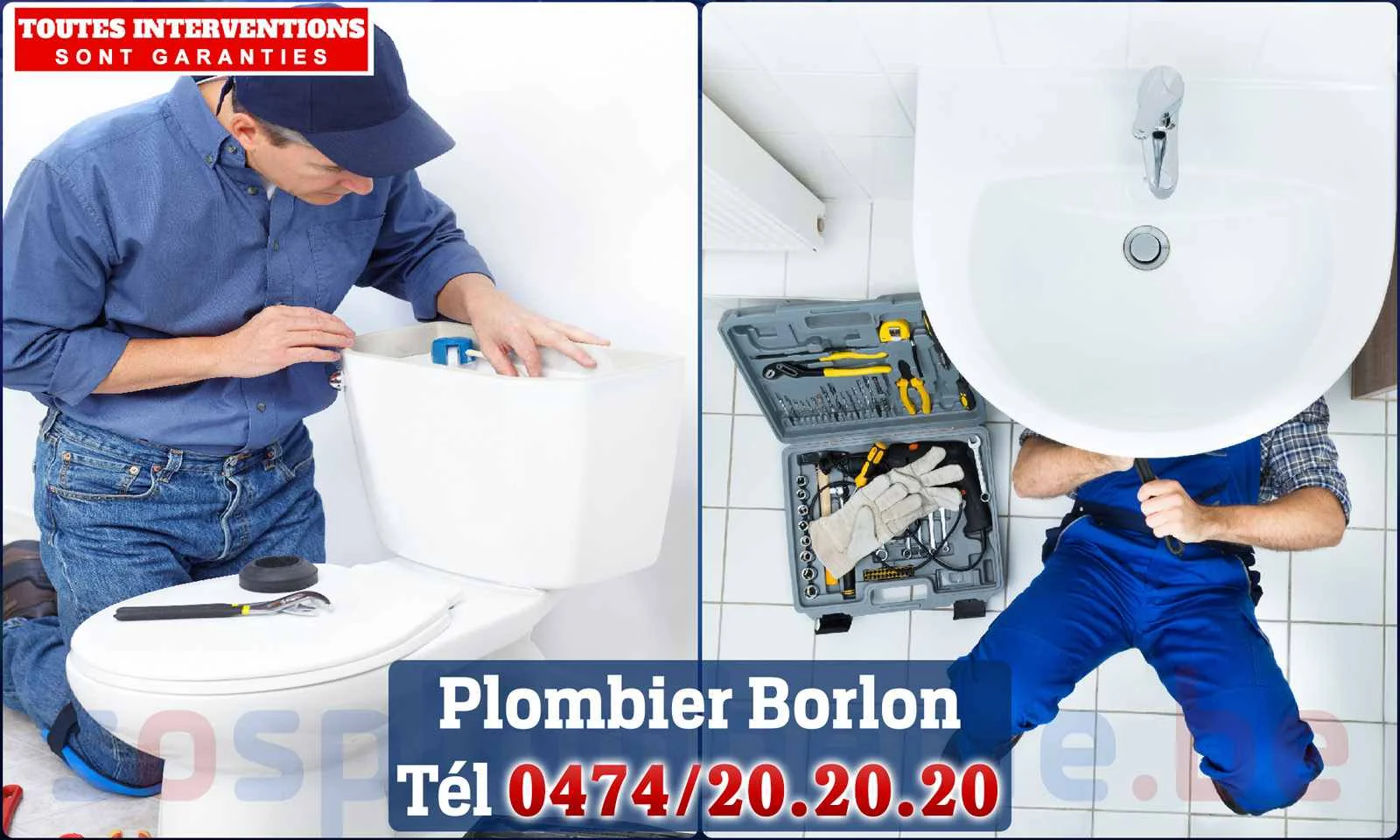SOS Plomberie - Plombier Borlon pour installation et
                    réparation
