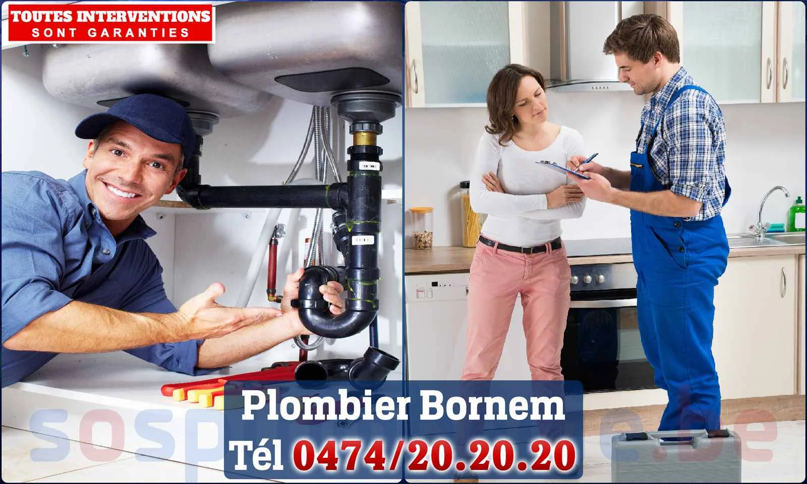 SOS Plomberie - Plombier Bornem pour installation et réparation