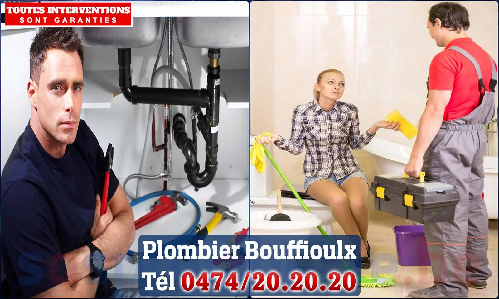 SOS Plomberie - Plombier Bouffioulx pour installation et
                    réparation