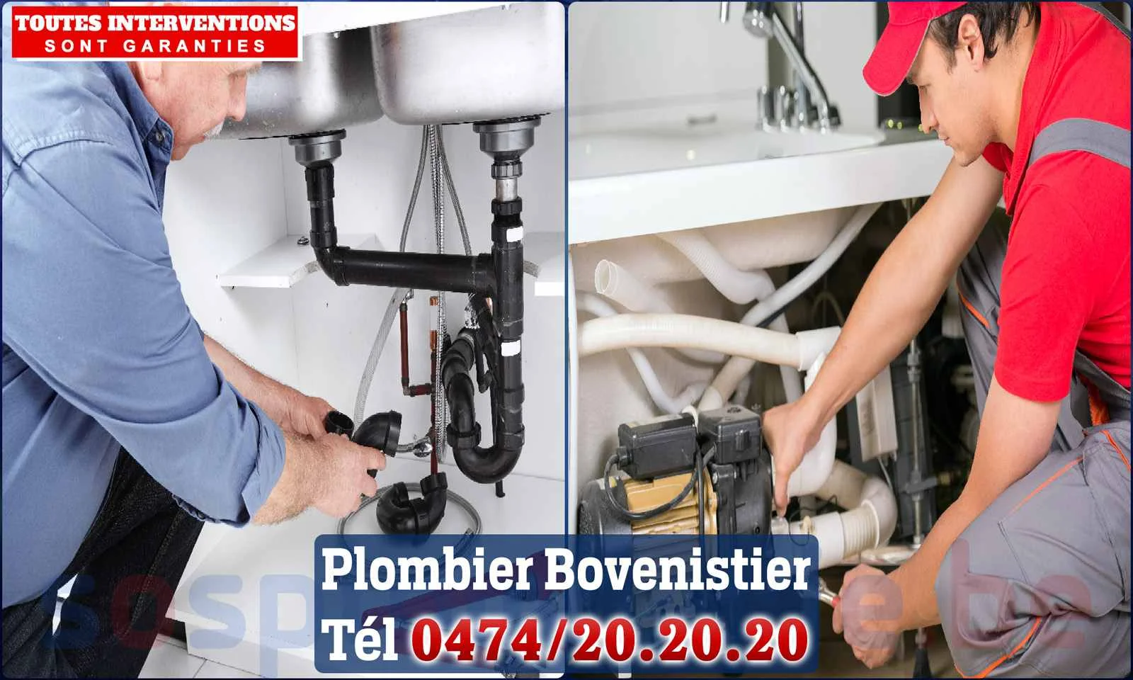 SOS Plomberie - Plombier Bovenistier pour installation et
                    réparation