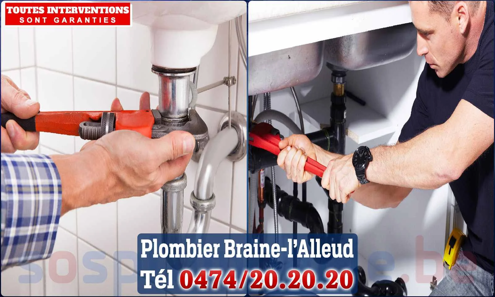 SOS Plomberie - Plombier Braine-l'Alleud pour installation et réparation