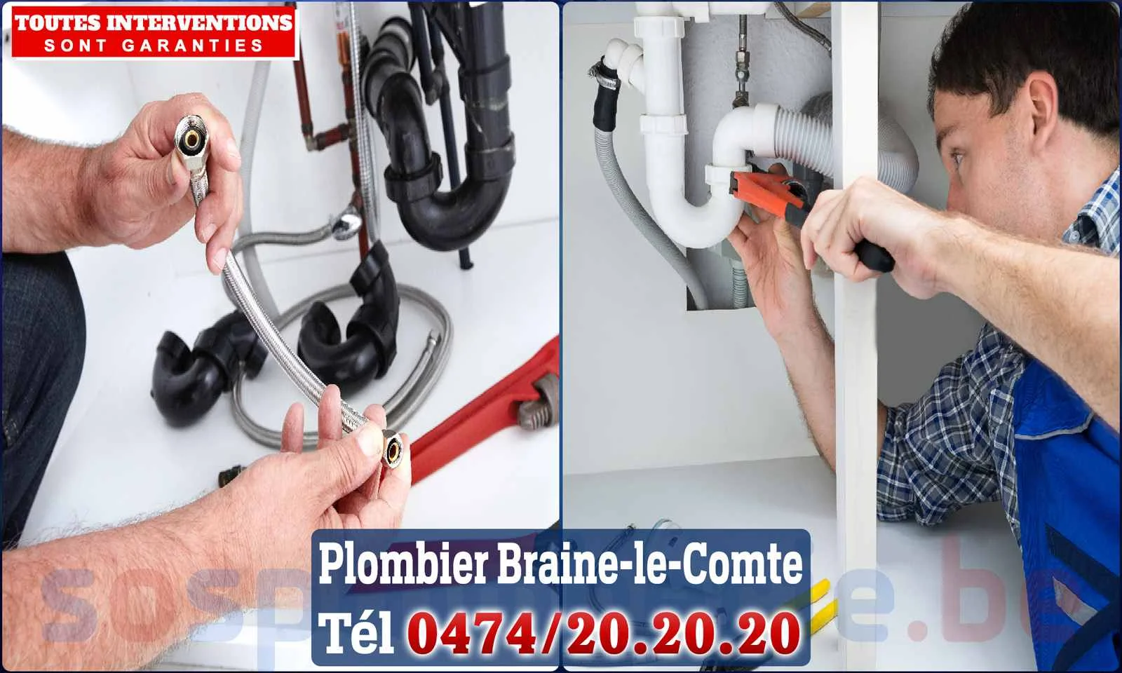 SOS Plomberie - Plombier Braine-Le-Comte pour installation et réparation