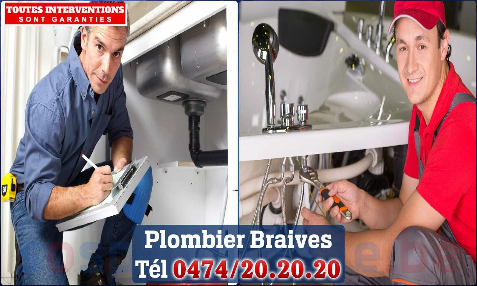 SOS Plomberie - Plombier Braives pour installation et réparation