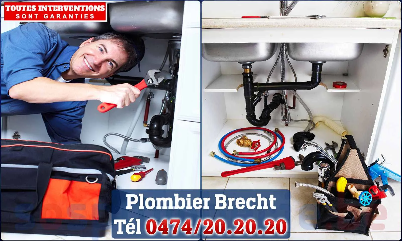 SOS Plomberie - Plombier Brecht pour installation et réparation