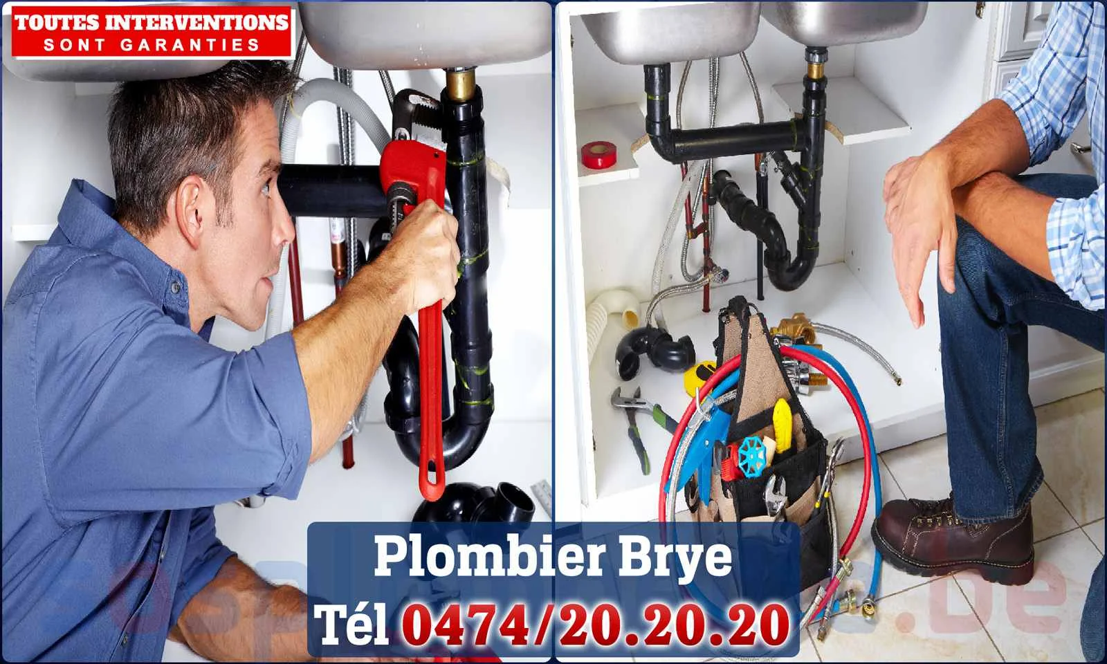 SOS Plomberie - Plombier Brye pour installation et
                    réparation