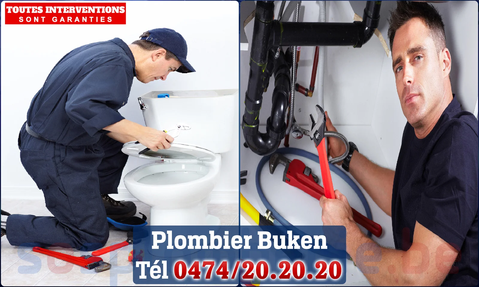 SOS Plomberie - Plombier Buken pour installation et
                    réparation