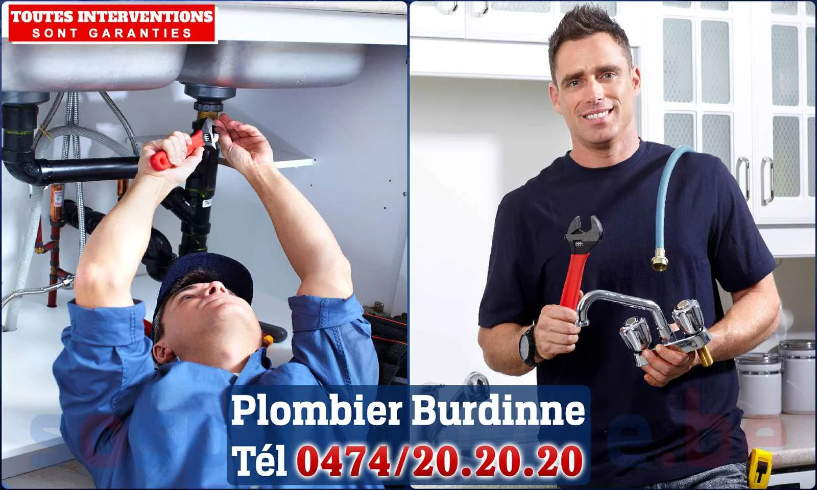 SOS Plomberie - Plombier Burdinne pour installation et réparation