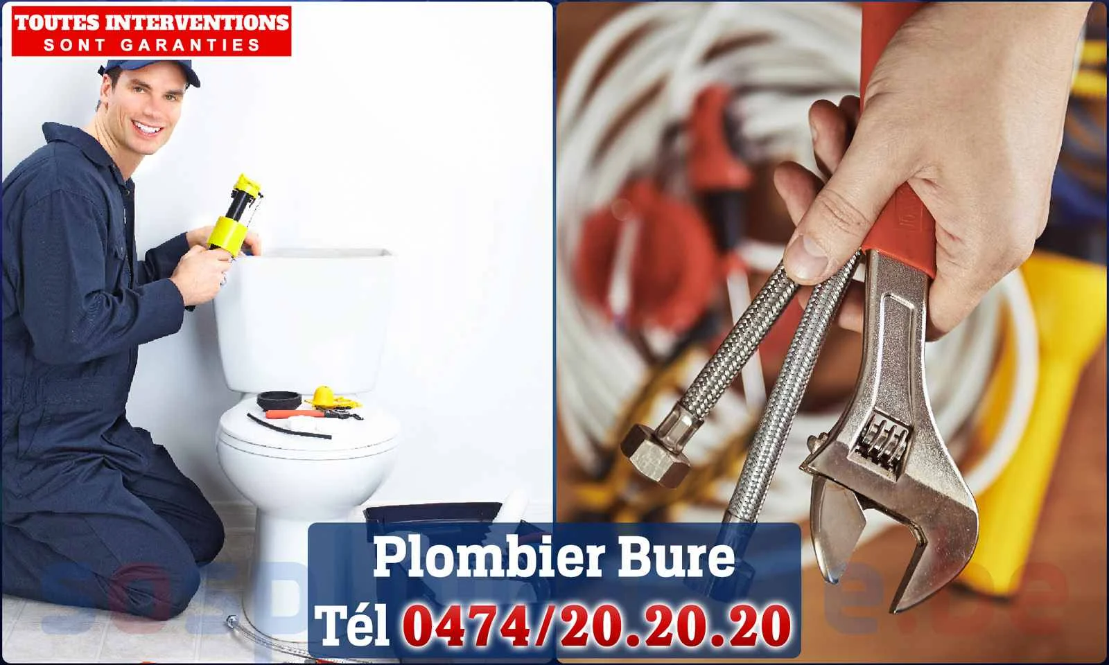SOS Plomberie - Plombier Bure pour installation et
                    réparation
