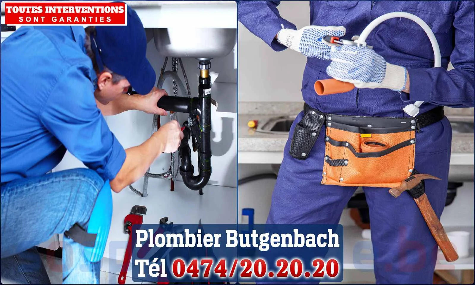 SOS Plomberie - Plombier Bütgenbach pour installation et réparation