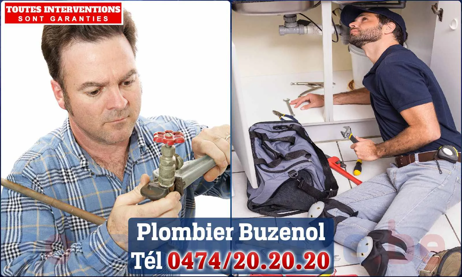 SOS Plomberie - Plombier Buzenol pour installation et
                    réparation