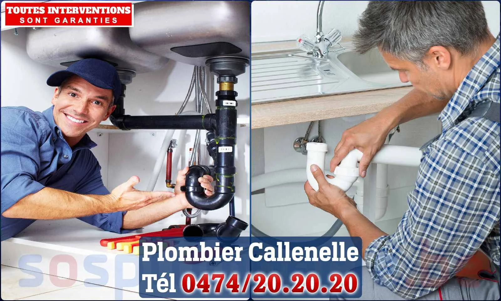 SOS Plomberie - Plombier Callenelle pour installation et
                    réparation