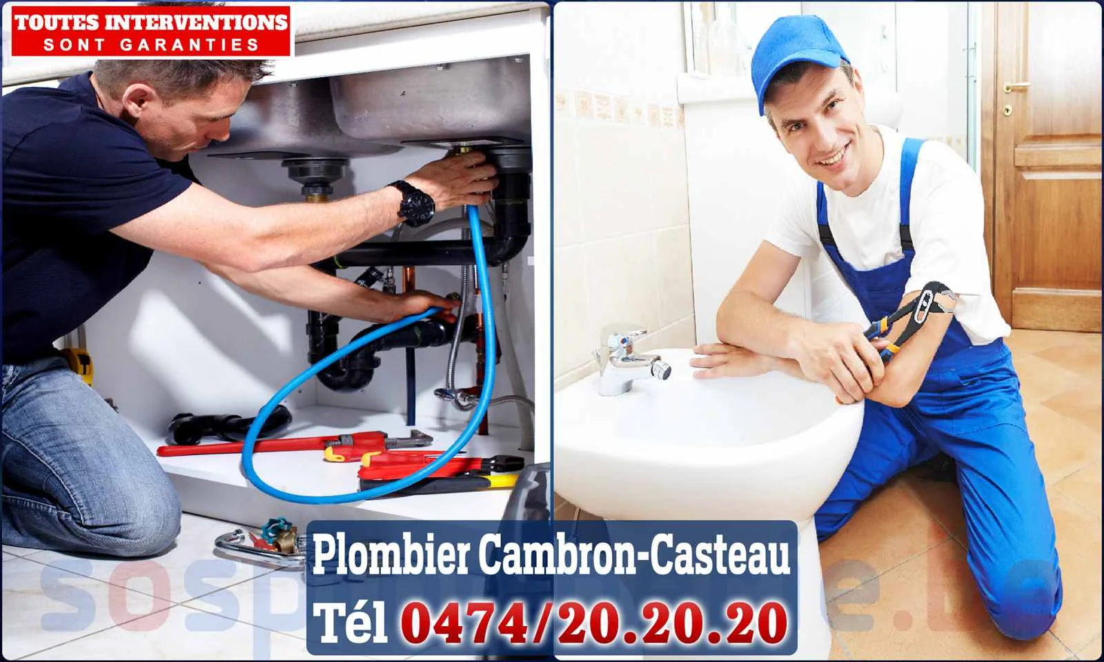 SOS Plomberie - Plombier Cambron-Casteau pour installation et
                    réparation