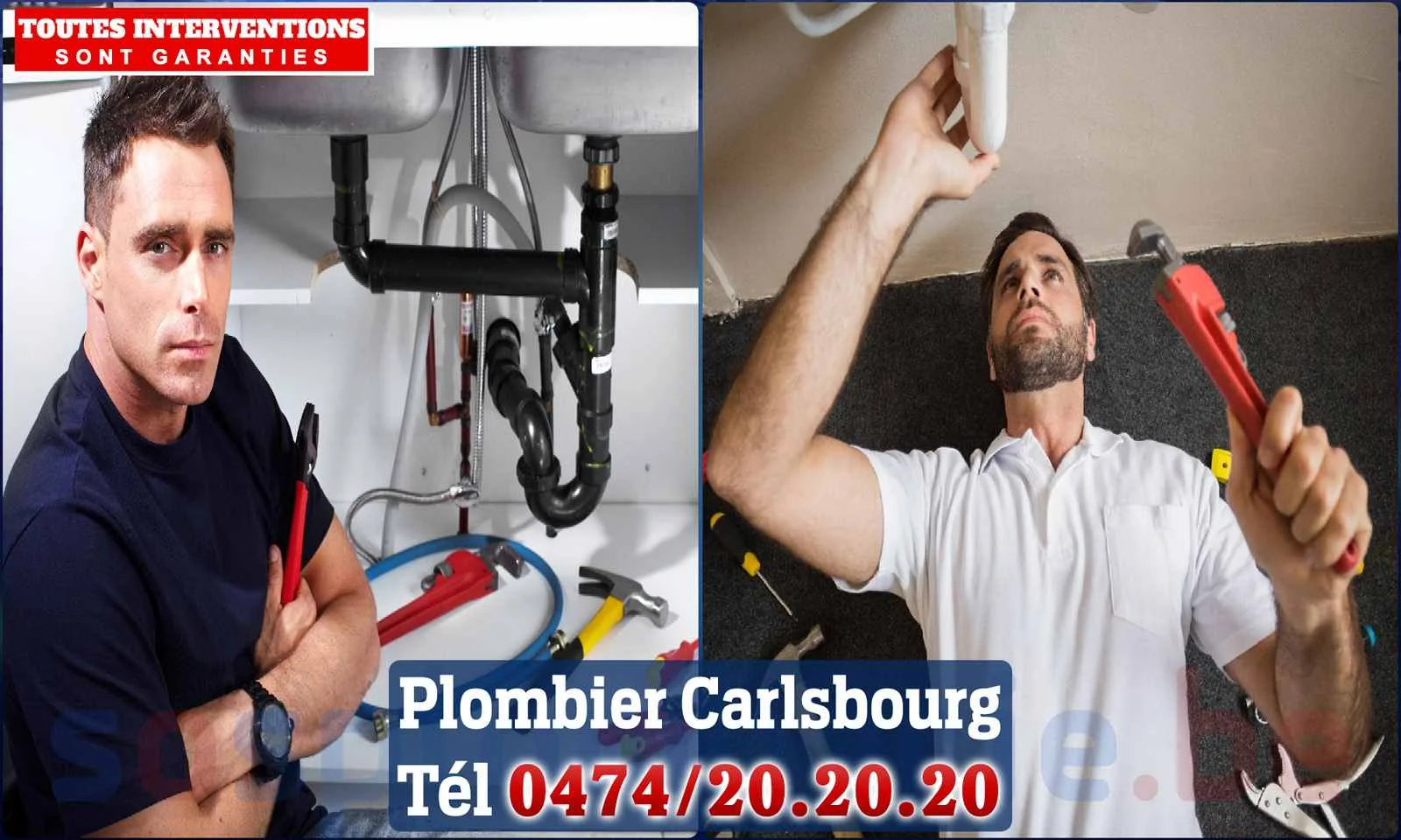 SOS Plomberie - Plombier Carlsbourg pour installation et
                    réparation