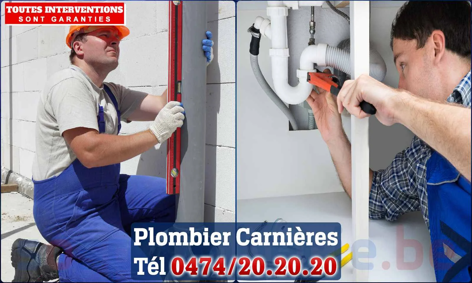 SOS Plomberie - Plombier Carnières pour installation et
                    réparation