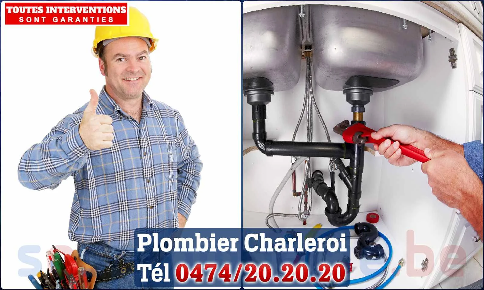 SOS Plomberie - Plombier Charleroi pour installation et réparation