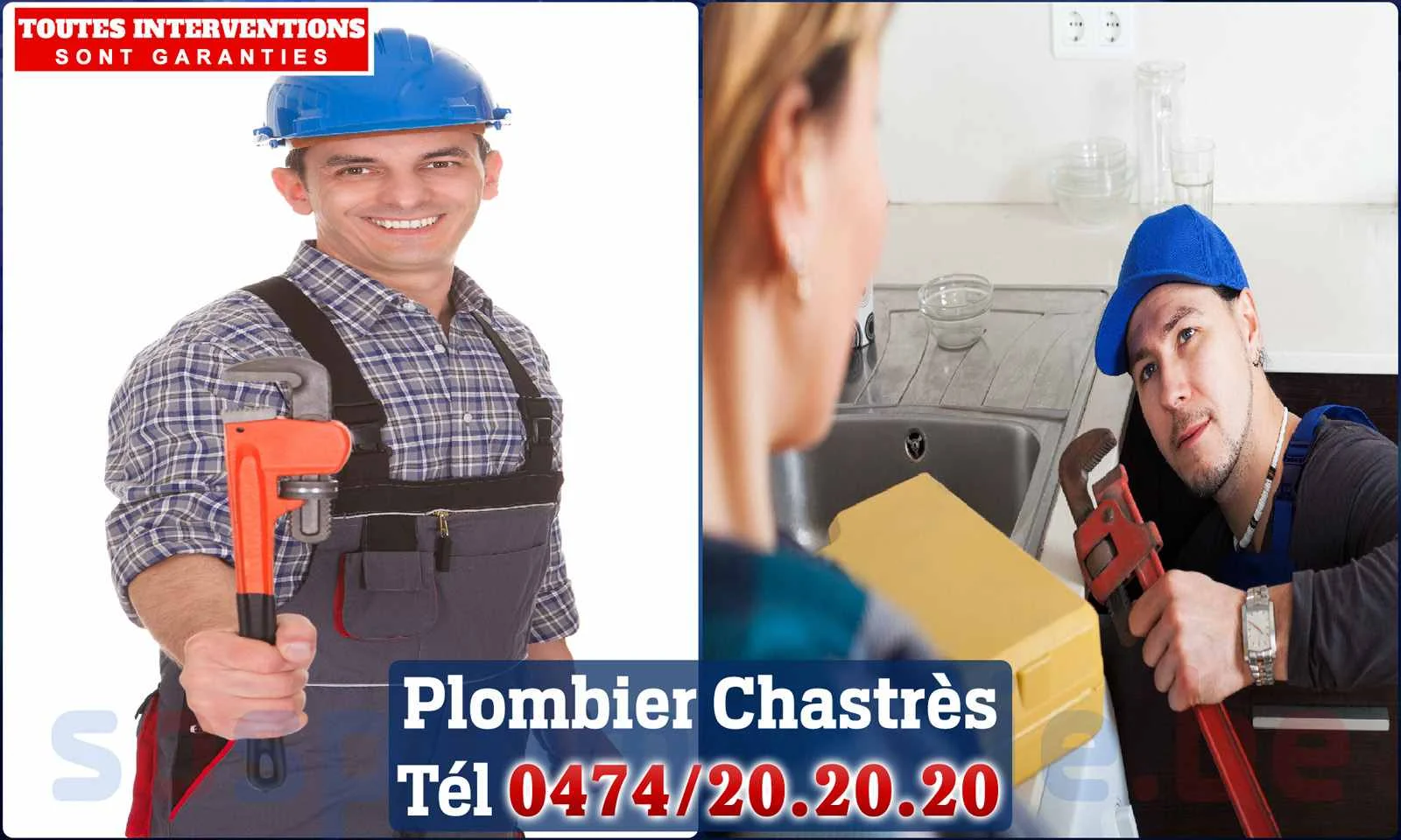 SOS Plomberie - Plombier Chastrès pour installation et
                    réparation