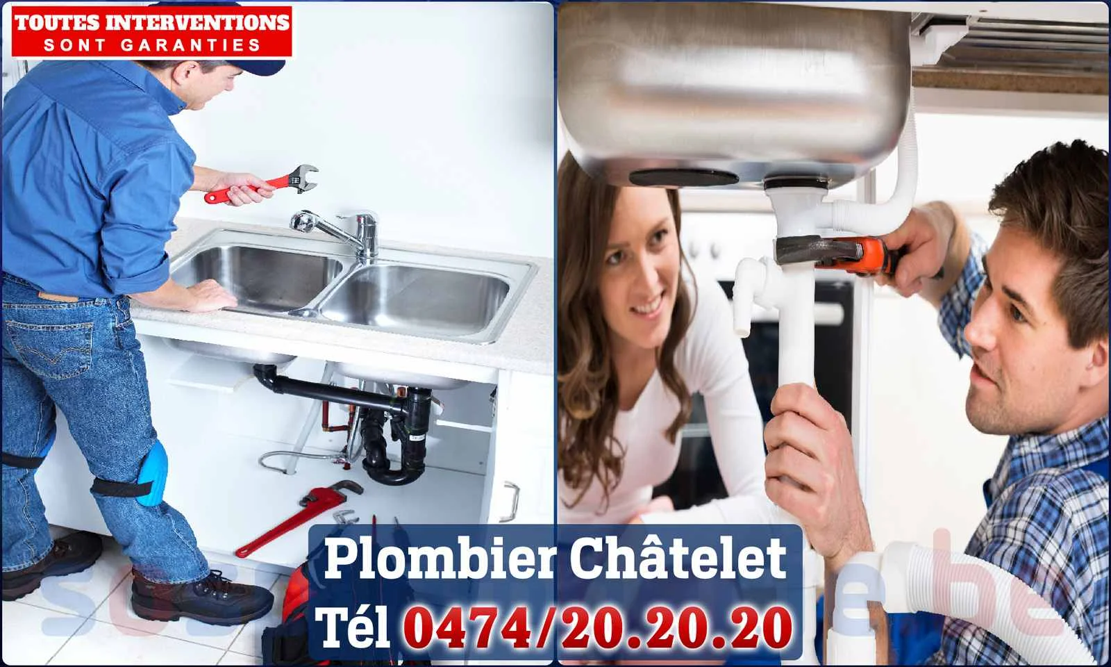 SOS Plomberie - Plombier Châtelet pour installation et réparation