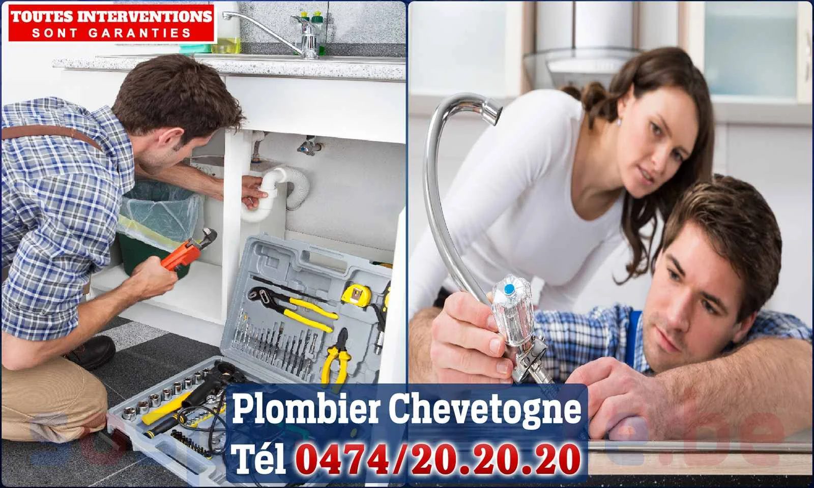 SOS Plomberie - Plombier Chevetogne pour installation et
                    réparation