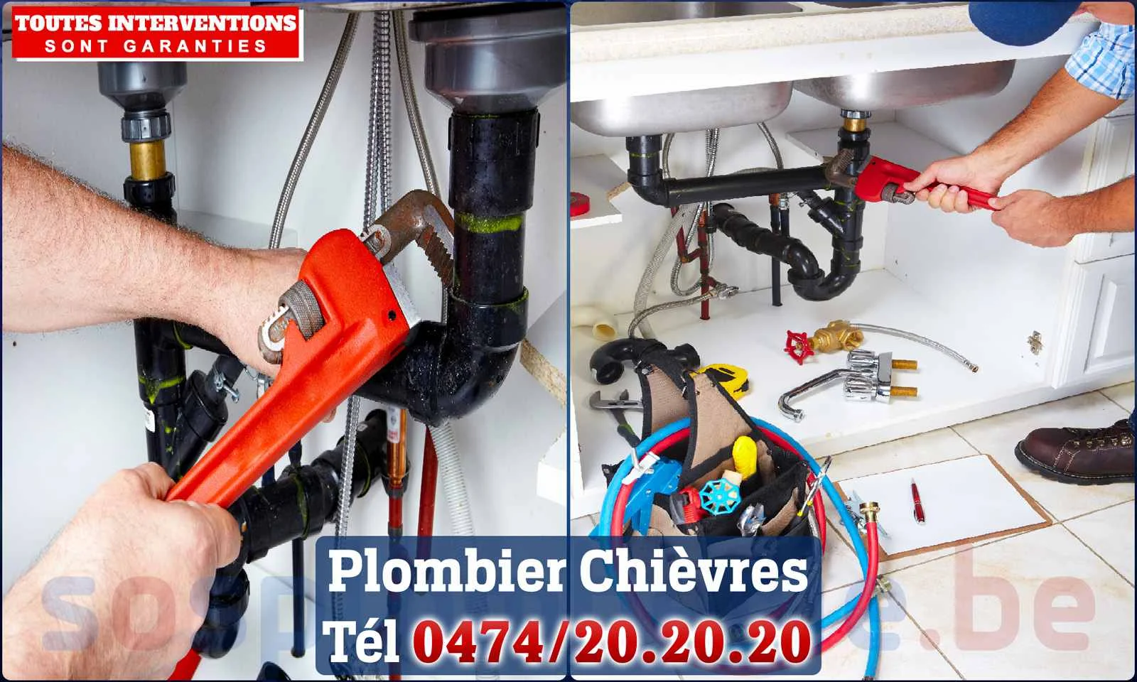 SOS Plomberie - Plombier Chièvres pour installation et réparation