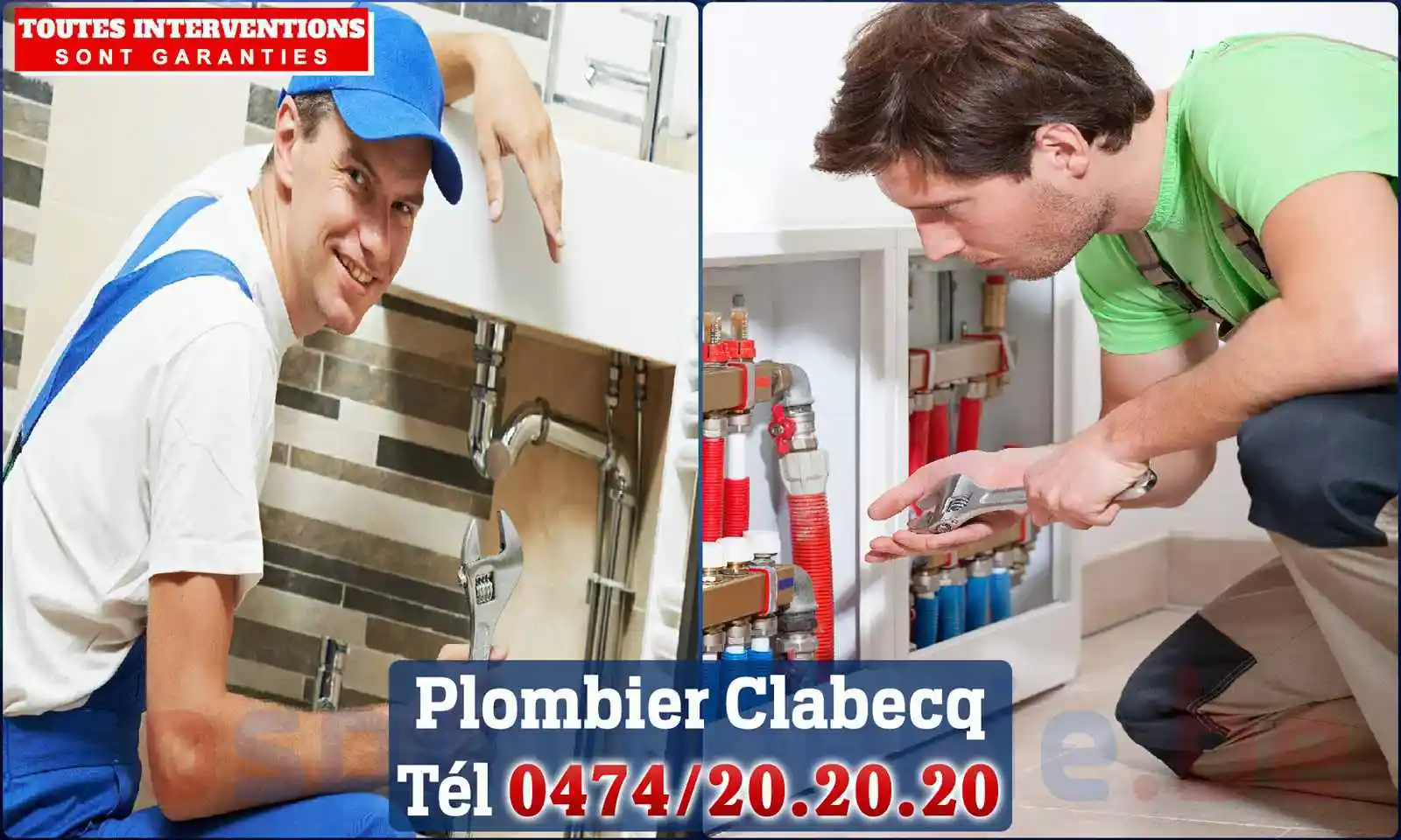 SOS Plomberie - Plombier Clabecq pour installation et
                    réparation