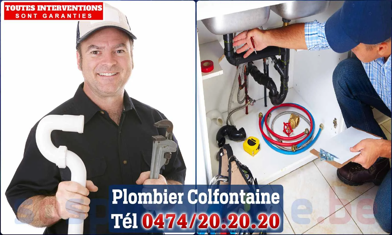 SOS Plomberie - Plombier Colfontaine pour installation et réparation