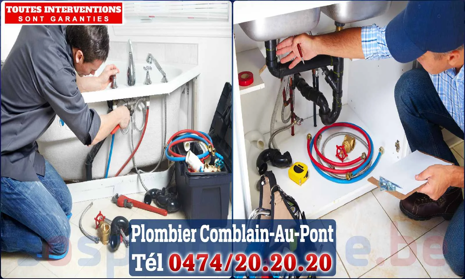 SOS Plomberie - Plombier Comblain-au-Pont pour installation et réparation