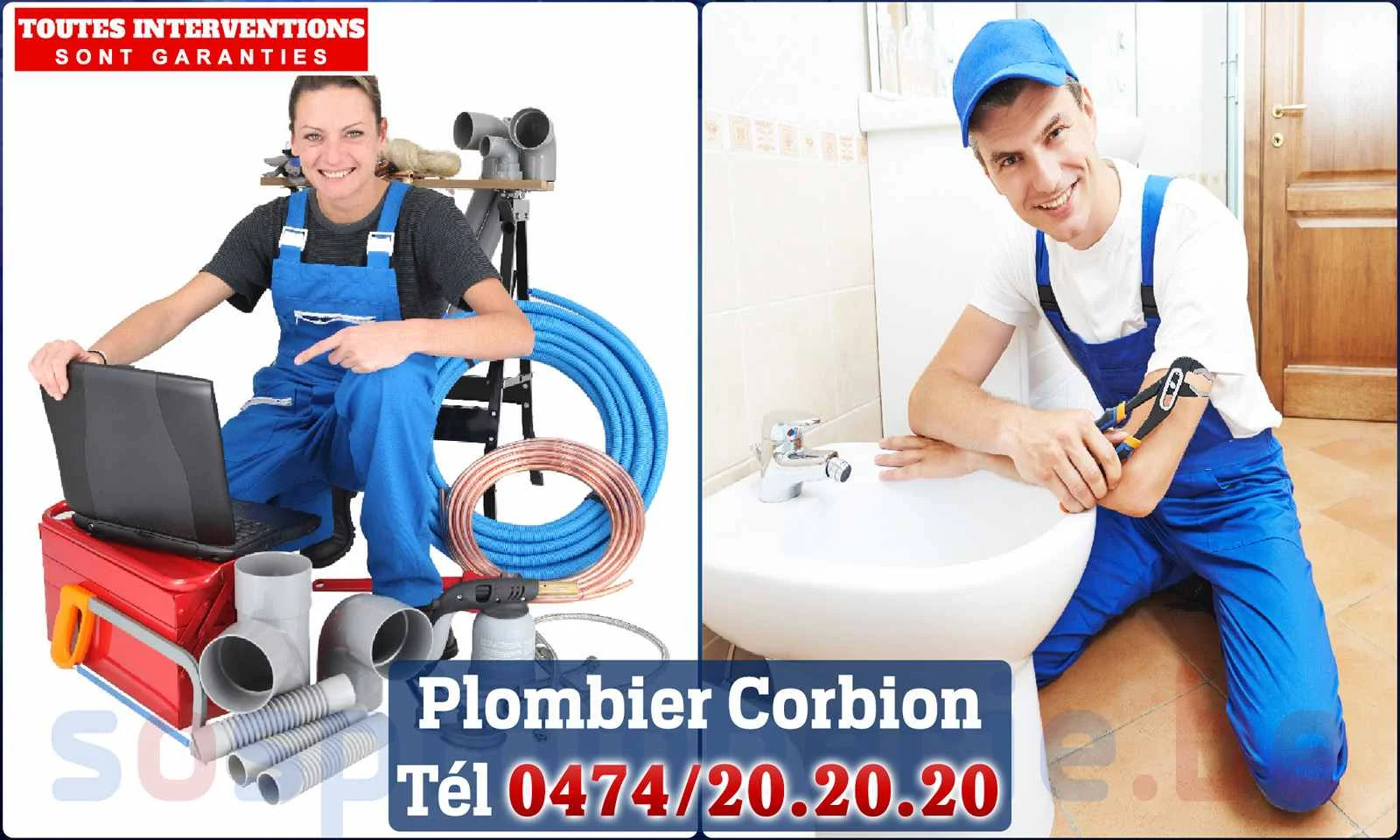 SOS Plomberie - Plombier Corbion pour installation et
                    réparation