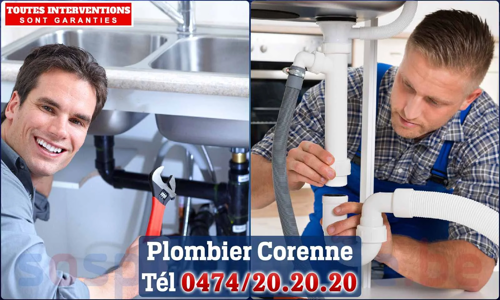 SOS Plomberie - Plombier Corenne pour installation et
                    réparation