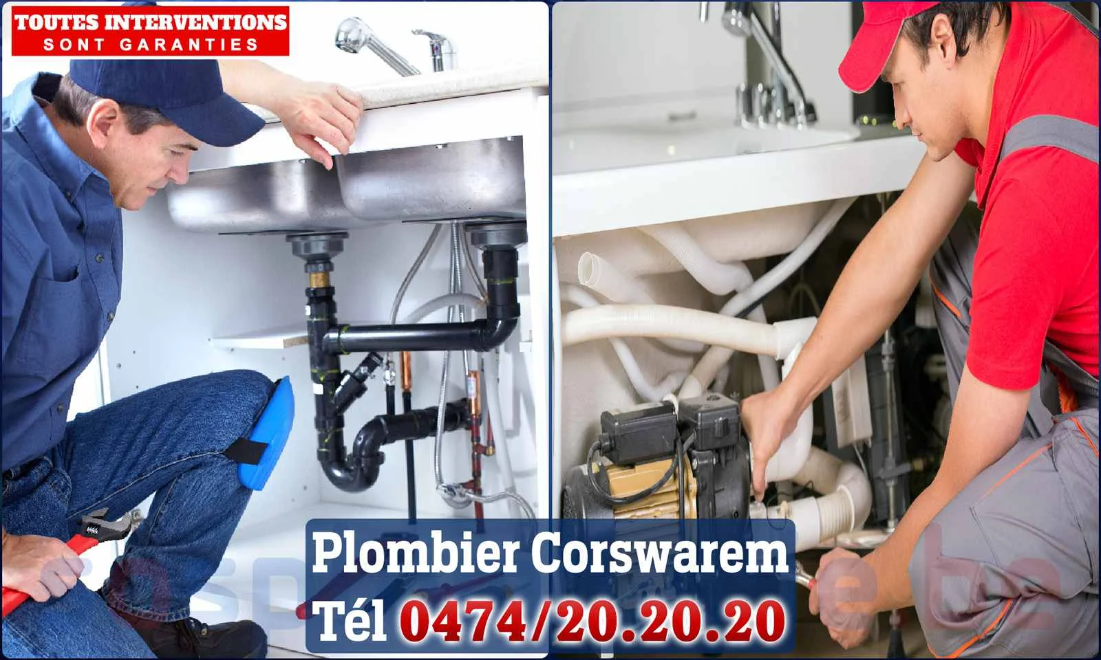 SOS Plomberie - Plombier Corswarem pour installation et
                    réparation