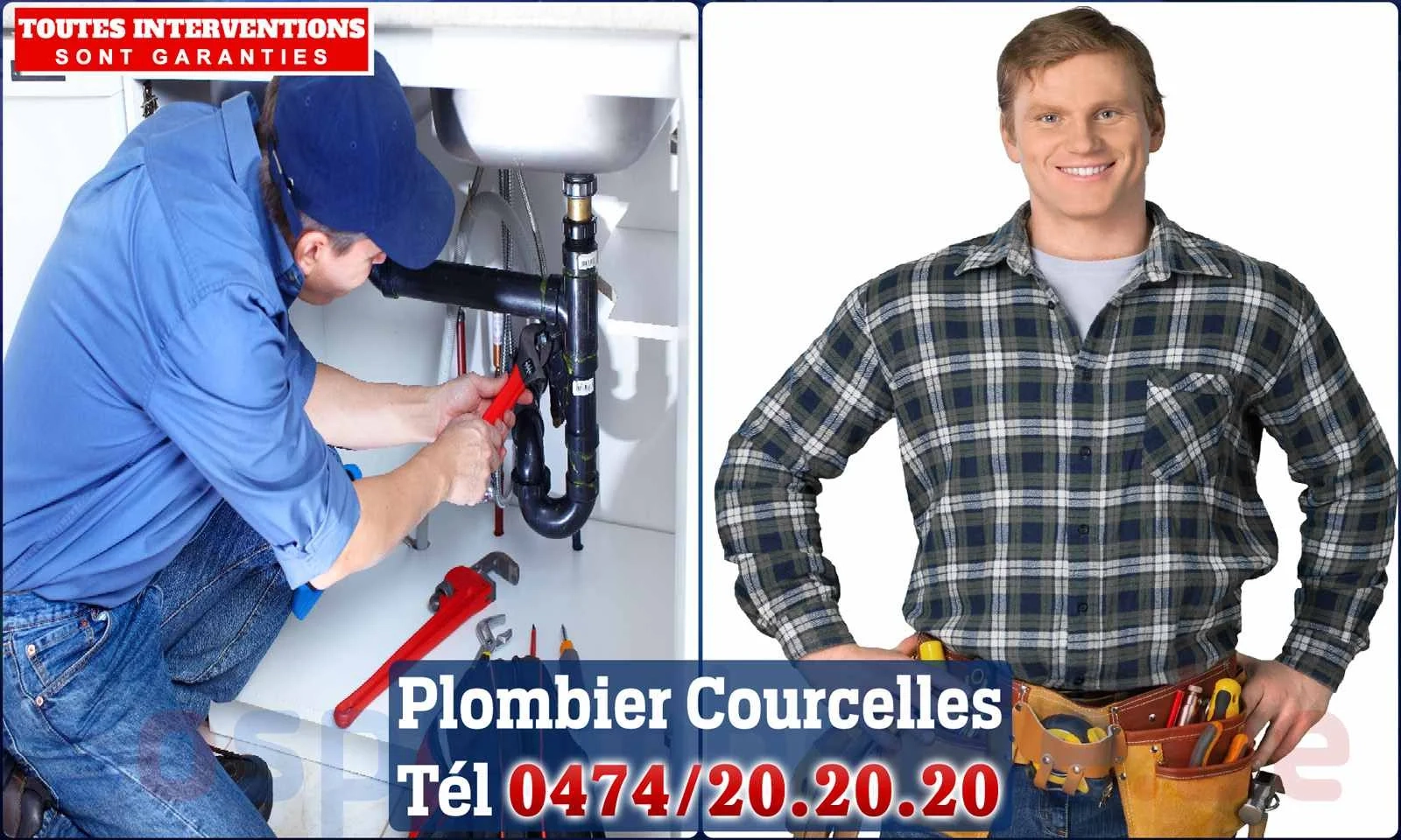 SOS Plomberie - Plombier Courcelles pour installation et réparation