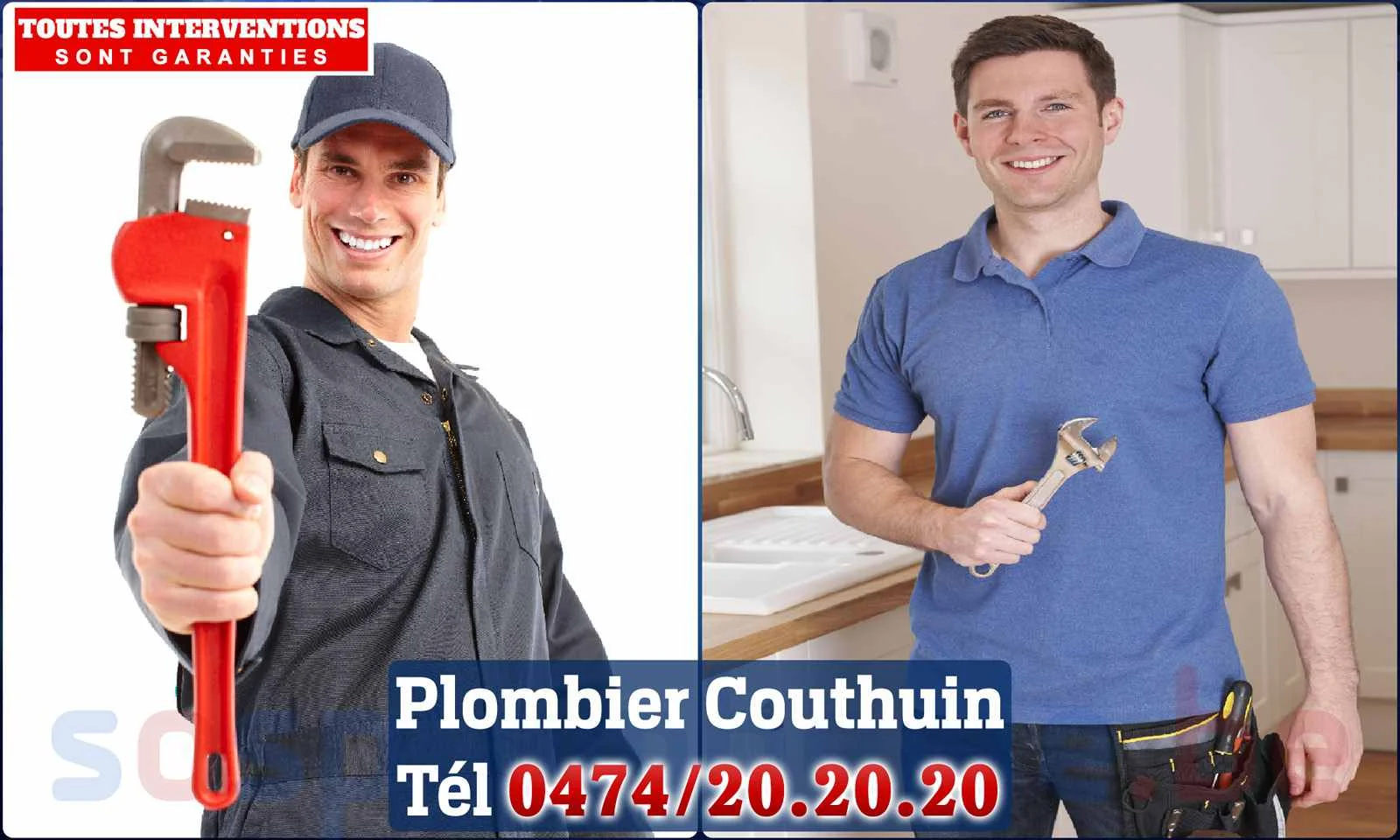 SOS Plomberie - Plombier Couthuin pour installation et
                    réparation