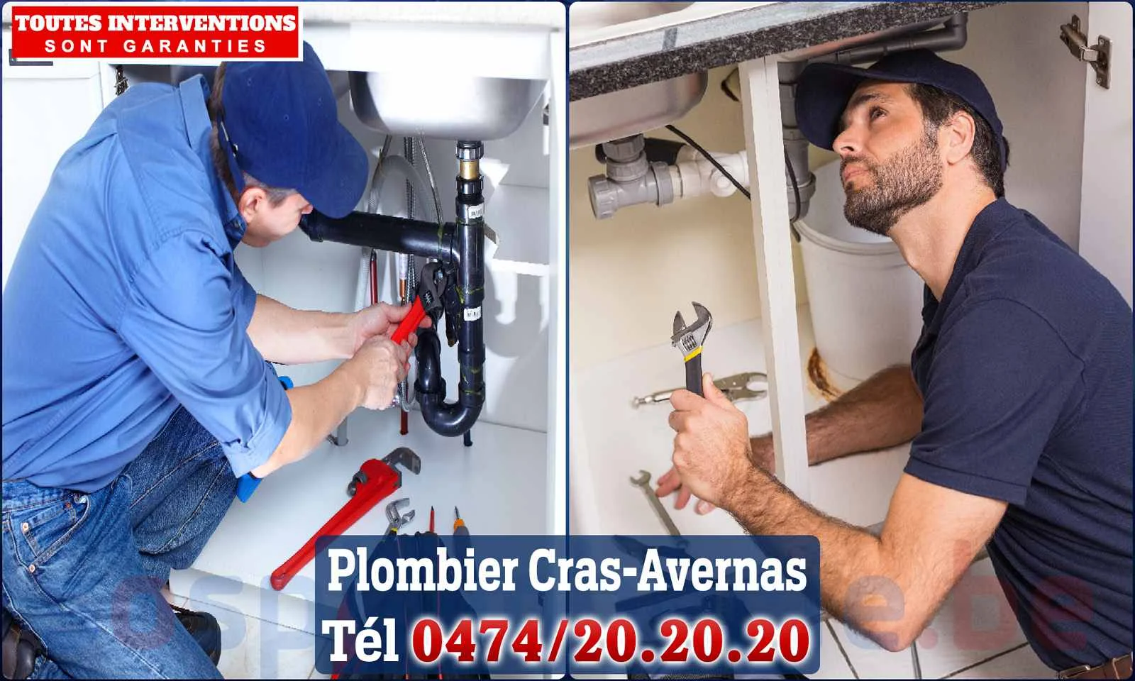 SOS Plomberie - Plombier Cras-Avernas pour installation et
                    réparation