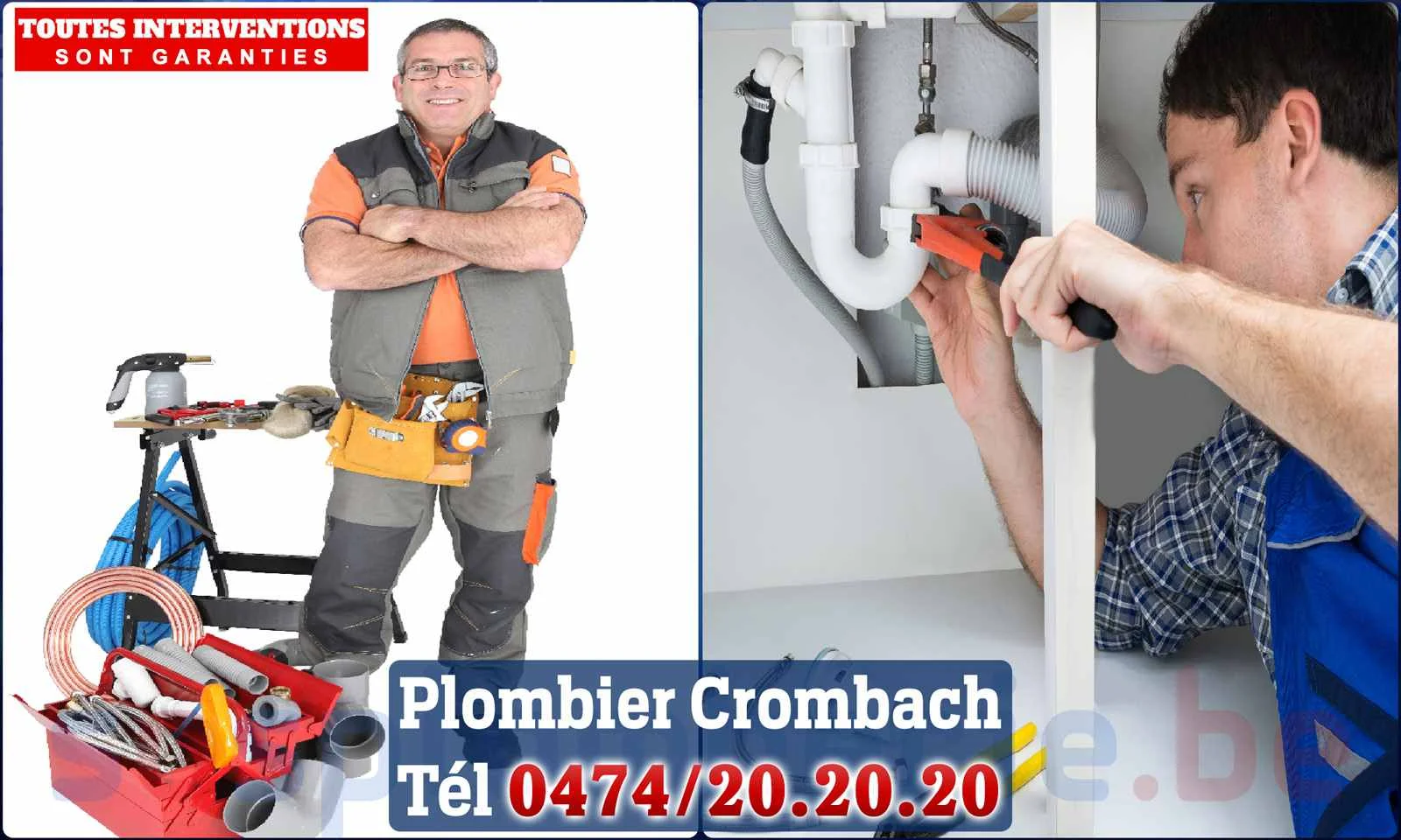 SOS Plomberie - Plombier Crombach pour installation et
                    réparation