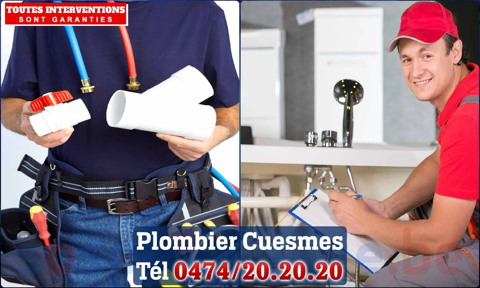 SOS Plomberie - Plombier Cuesmes pour installation et
                    réparation