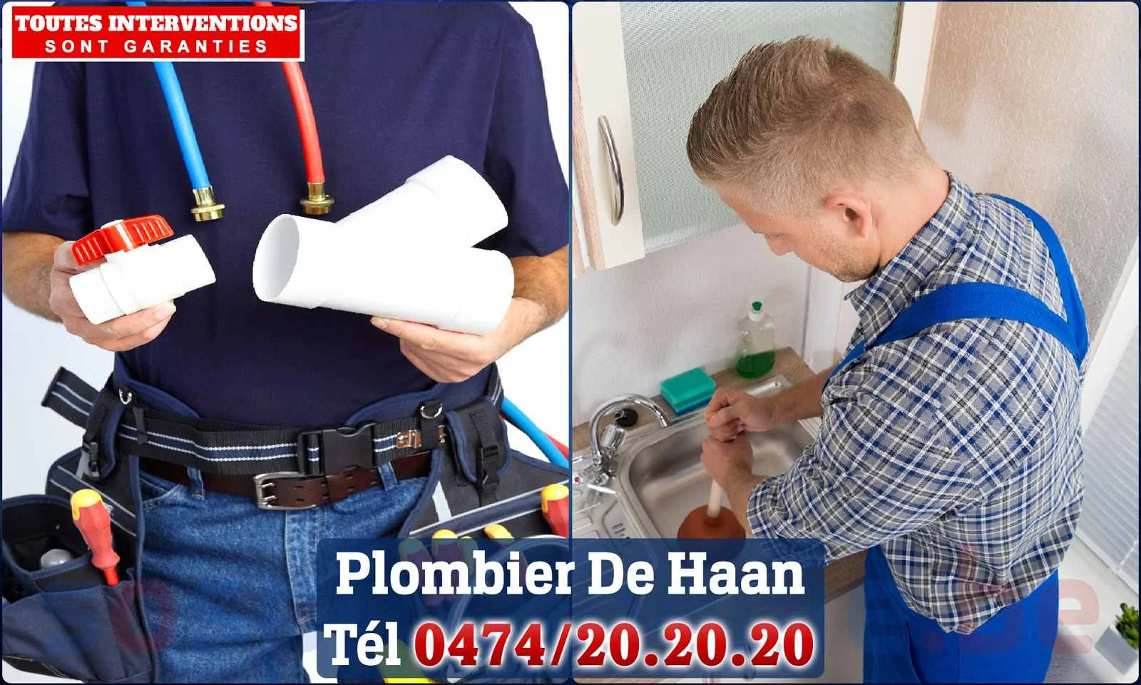 SOS Plomberie - Plombier De Haan pour installation et réparation