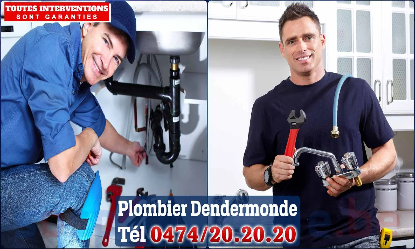 SOS Plomberie - Plombier Termonde (Dendermonde) pour installation et réparation