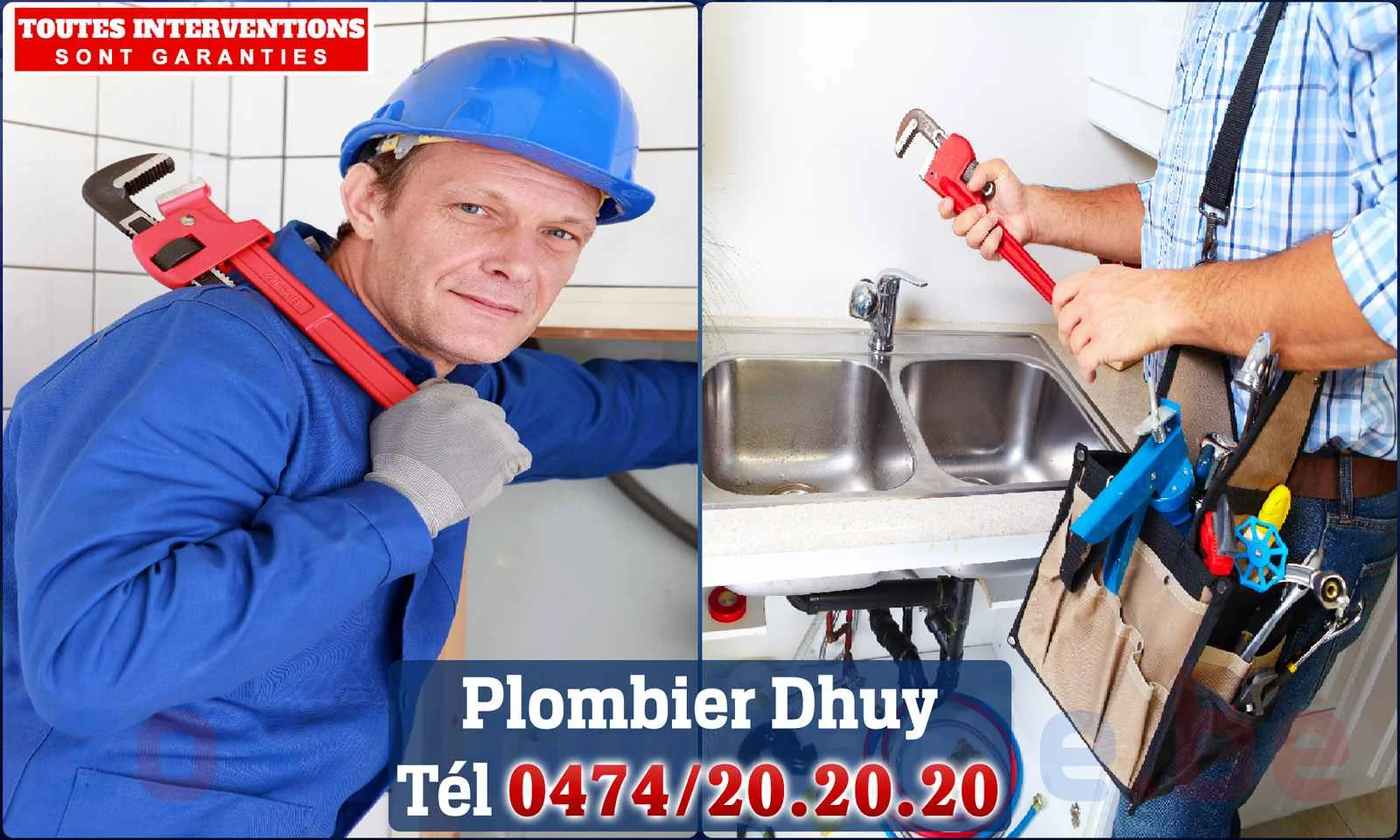 SOS Plomberie - Plombier Dhuy pour installation et
                    réparation