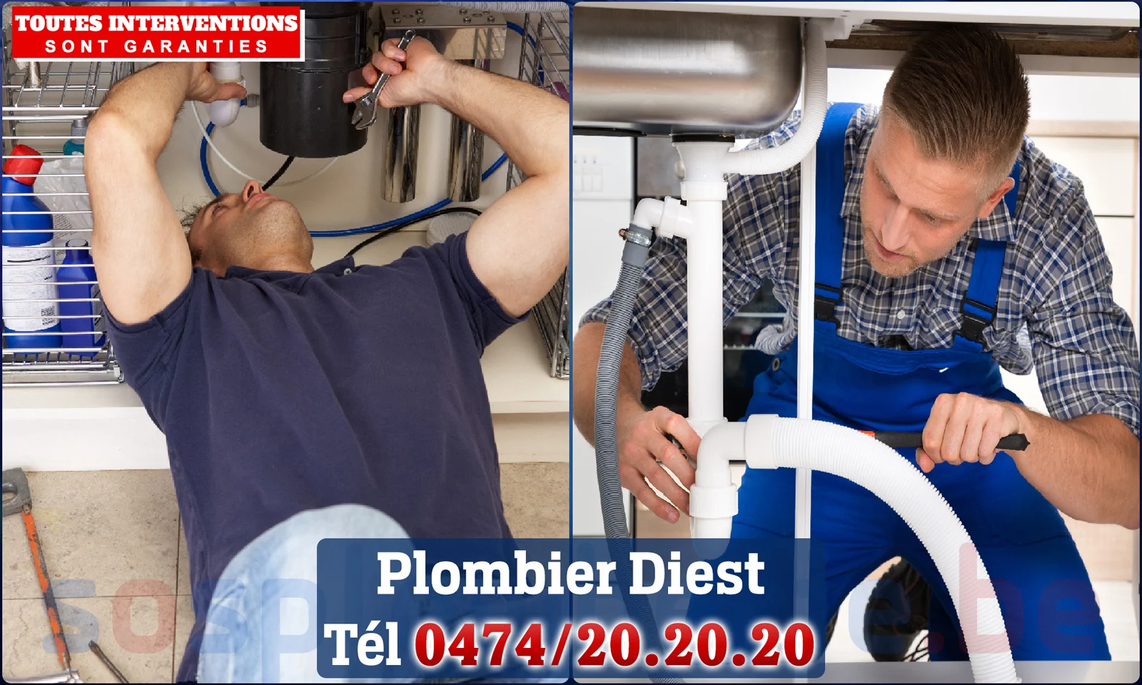 SOS Plomberie - Plombier Diest pour installation et réparation