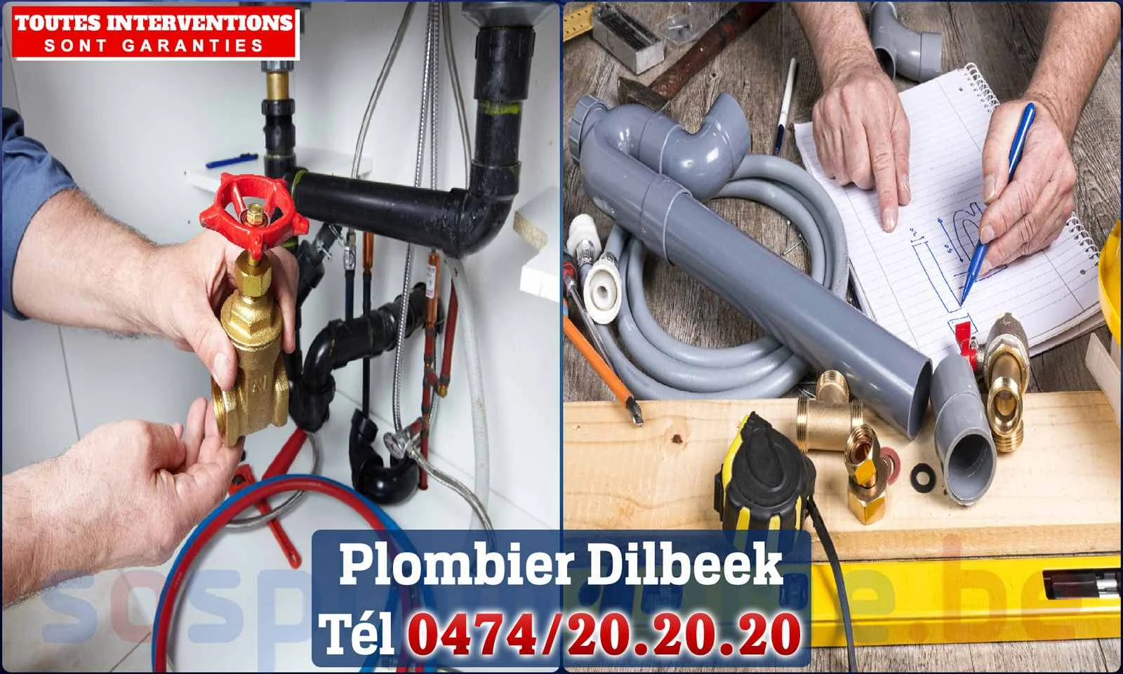 SOS Plomberie - Plombier Dilbeek pour installation et réparation