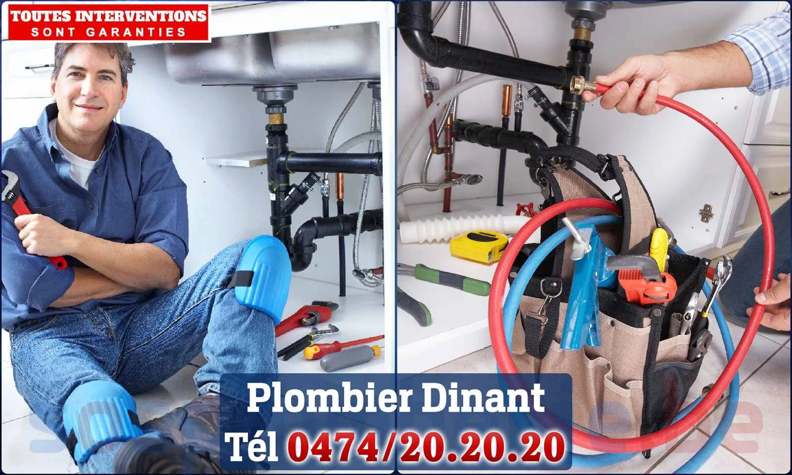 SOS Plomberie - Plombier Dinant pour installation et réparation