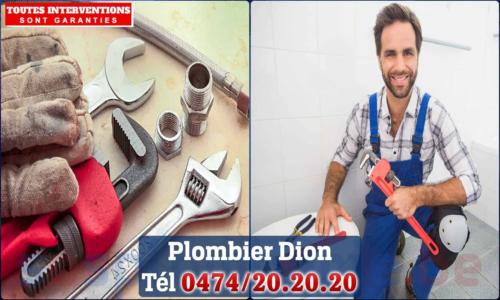 SOS Plomberie - Plombier Dion pour installation et
                    réparation