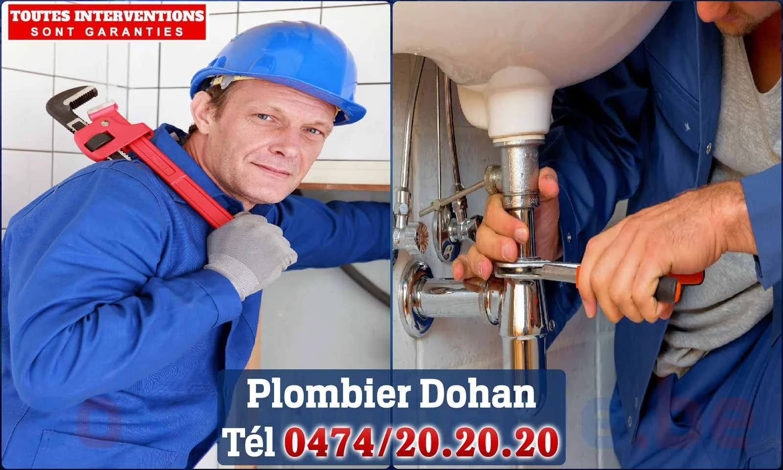 SOS Plomberie - Plombier Dohan pour installation et
                    réparation