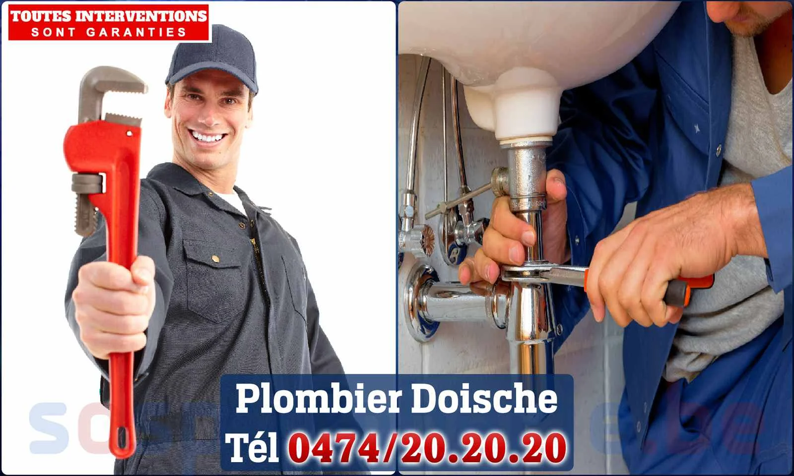 SOS Plomberie - Plombier Doische pour installation et réparation